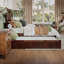 Lit plateforme en bois massif Amison avec pied de lit et gigogne assortis-1566486104-1508125140