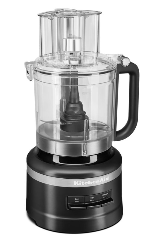 Kitchenaid, 3.1l Compact Food Processor. Chop, Shred, Slice, Dice Knead, Mix And Purée, Matte Black