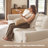 89" Slipcovered Classic Sofa with Rolled Arms and Deep Seats, 3-Seater Couch for Living Room-277067