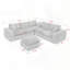 Canapé modulaire en L avec repose-pieds Modular Boucle-1204070981