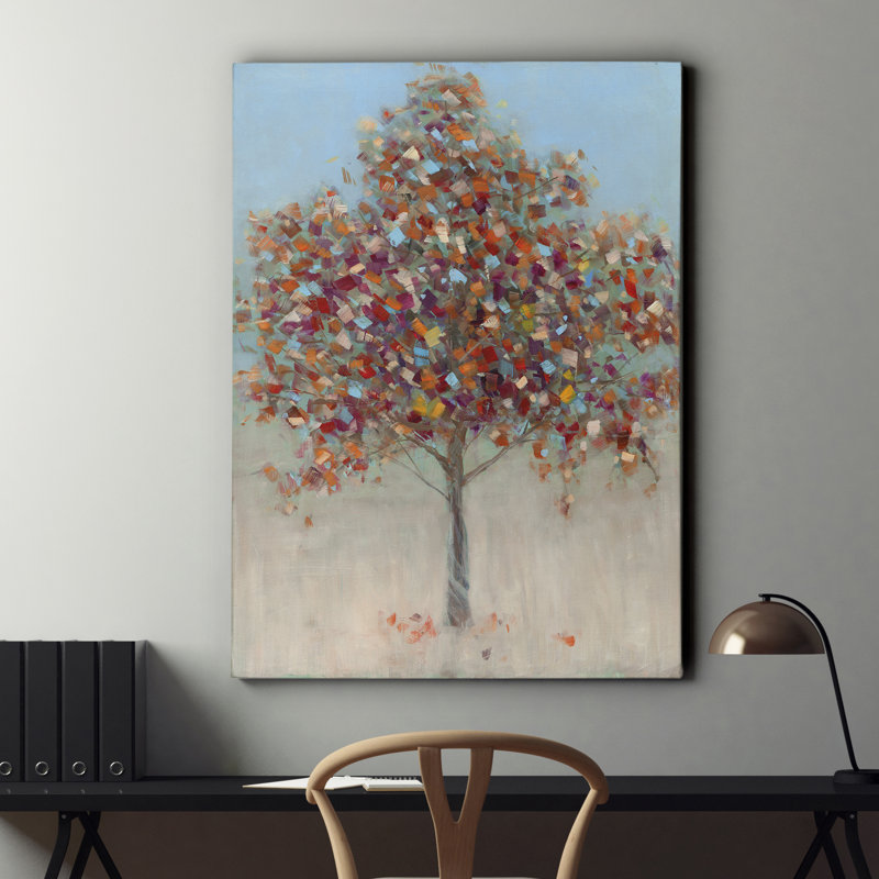 « confetti tree », reproduction sur toile tendue, H 16 po x l 20 po x P 1,5 po