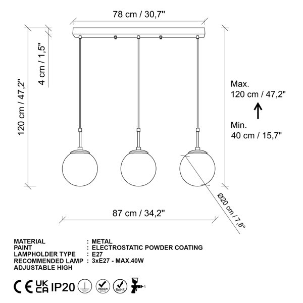 Dimensions du produit