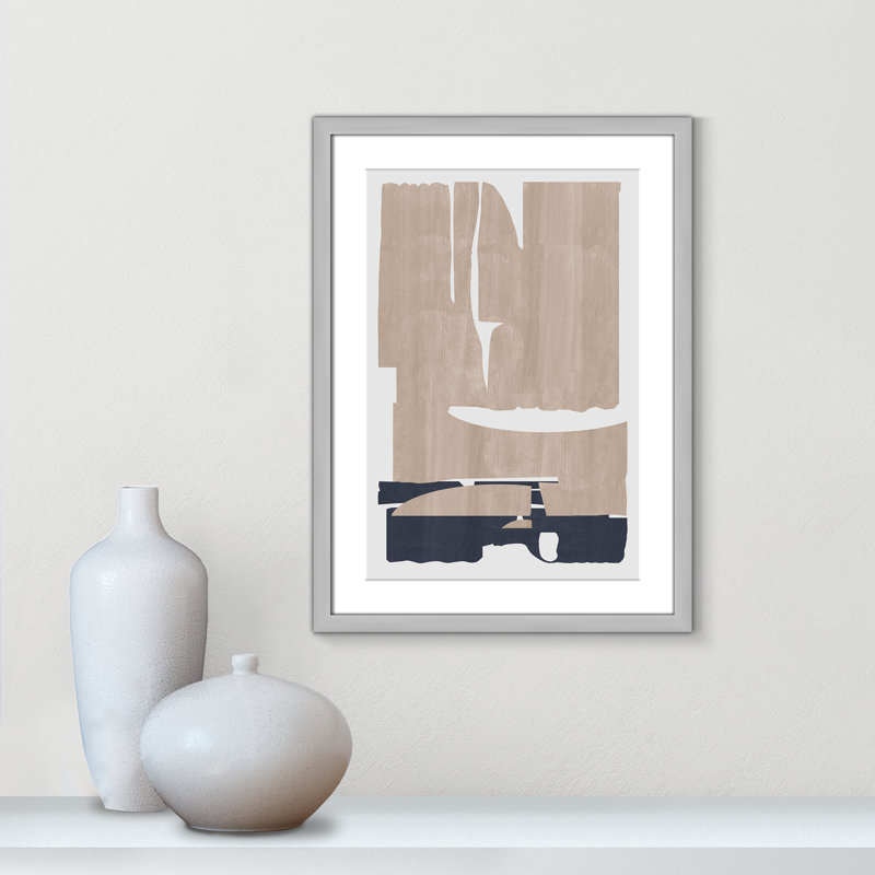 Impression «Deep Golden Brown I» par Cartissi, L 17 po x H 23 po, Imprimé mat, Matte Silver