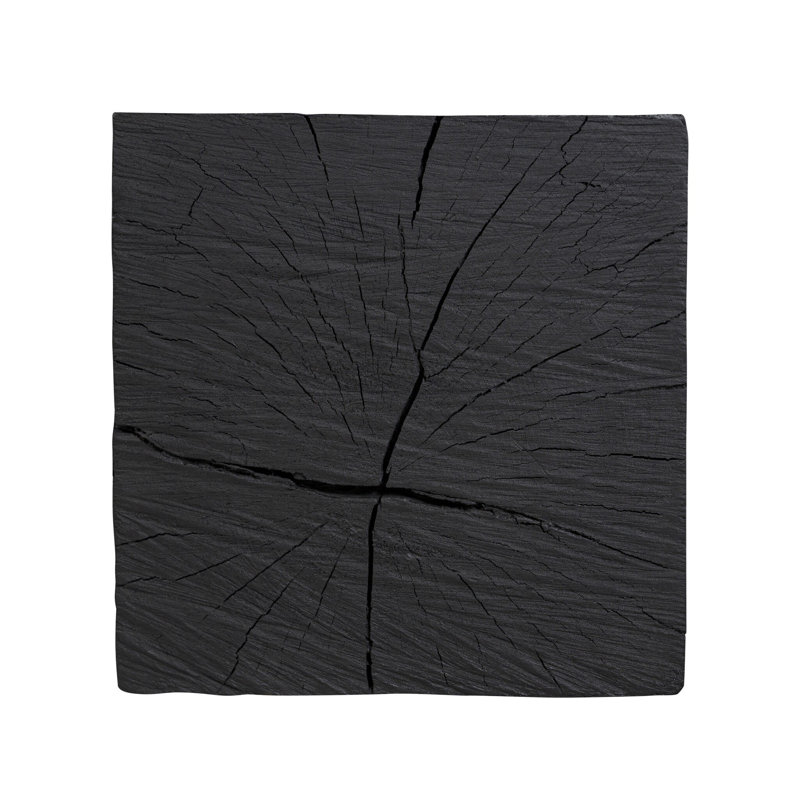 Vesto End Table-Black Resin
