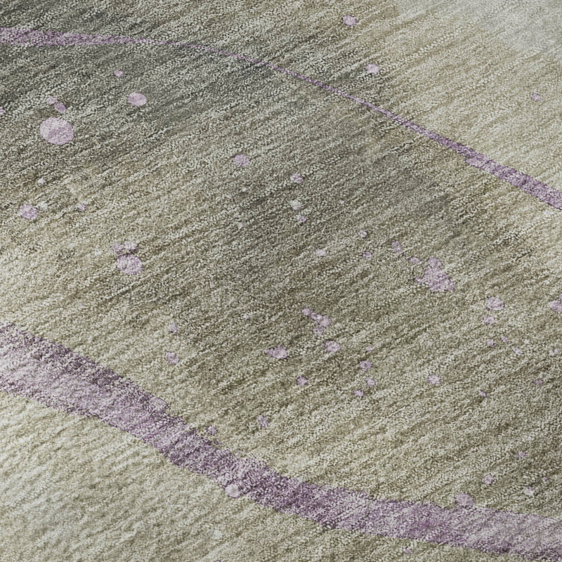 Tapis de qualité supérieure lavable à la machine Northdale AMF1529, Rond 8 pi