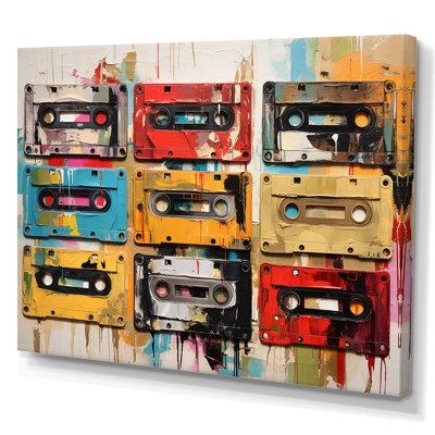 " Popart Cassette Tapes Nostalgy II "