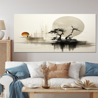 Art asiatique Sumie Zen I - art mural asiatique