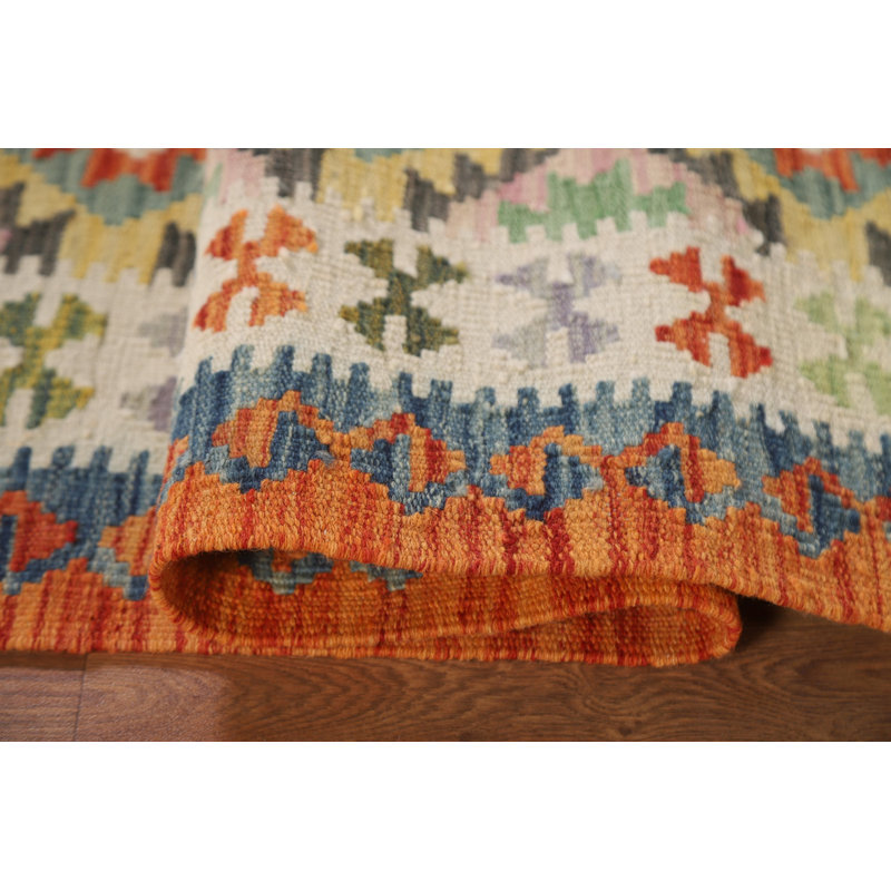 Tapis de vestibule oriental South Western Kilim 3 x 5