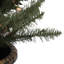 Pre-Lit Potted Porch Pine Topiary Slim Artificial Christmas Trees 4' - Clear Lights
