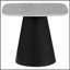 Ensemble de tables basses gigognes 2 pièces au look de béton élégant pour les salons modernes et élégants, parfait pour les espaces urbains.