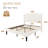 Chic Teddy Fleece Upholstered Platform Bed With Curve-Shaped Headboard, Modern Soft Boucle Fabric Bed Frame, Solid Wood Slat Support, No Box Spring Needed-690526395-690526394
