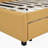 Full Upholstered Daybed with 2 Storage Drawers Sofa Bed Frame-1708571639