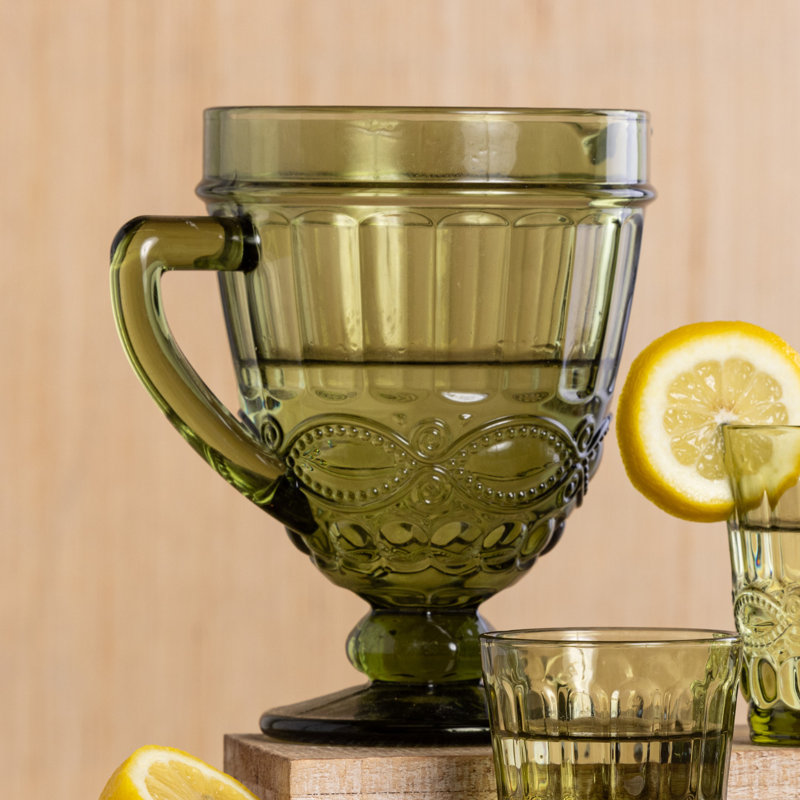  Pichet en verre gaufré