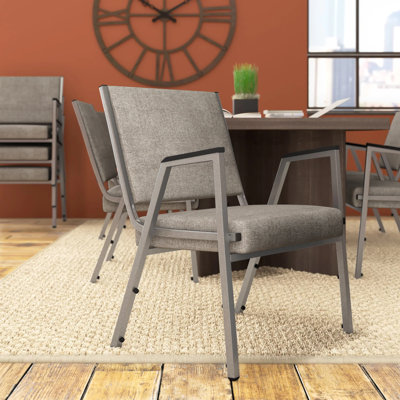 Hurshid 1000 lb. Rated Antimicrobial Bariatric Reception Arm Chair