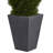 4ft. Cypress Double Spiral Topiary Artificial Tree in Slate Planter UV Resistant (Indoor/Outdoor)