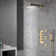 12 Inch Thermostatic Wall Mounted Rainfall Shower System with Rough-in Valve