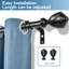 Tringle à rideaux simple réglable 1 po Adeline-17228673-17228680