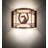 Rustic Lodge Flush Mounted Sconce-16183217-16183218
