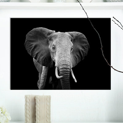 Artistique éléphant - impression sur toile tendue