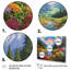 Sacred Rainbow Awakening In The Mountains, impression sur toile-213199794-213199807