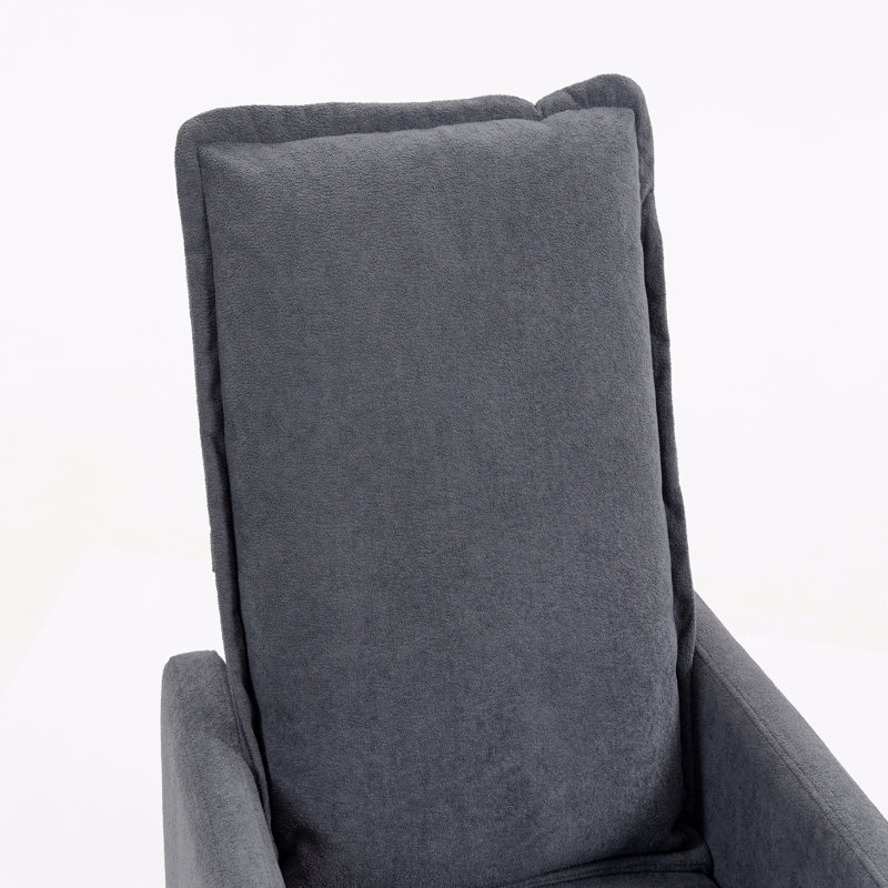 Fauteuil court en peluche, Gray