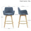 Lovetro 65.5cm Swivel Bar Stool-244585008