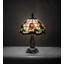 Mini lampe de rose 12 "haute 12"