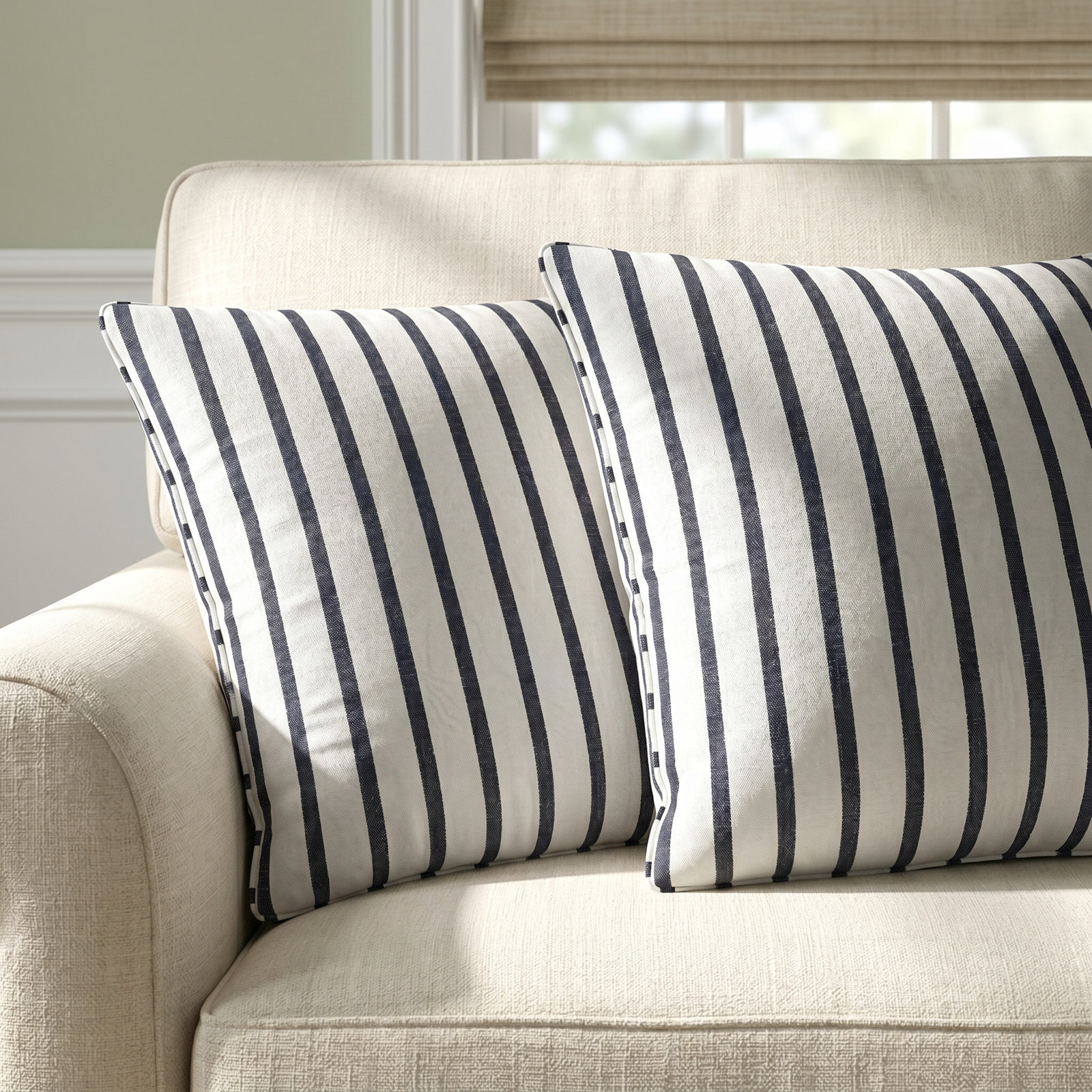 Lidia 24" x 24" Sunbrella® Pillow Cover & Insert, 18" H x 18" W x 6" D