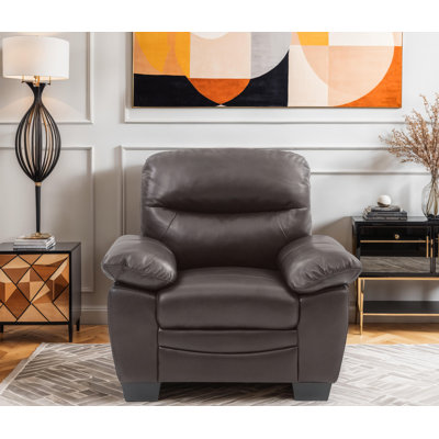 Chaise en similicuir Pingry