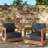 Frances Eucalyptus Outdoor Swivel Chairs (Set of 2)-1145212981