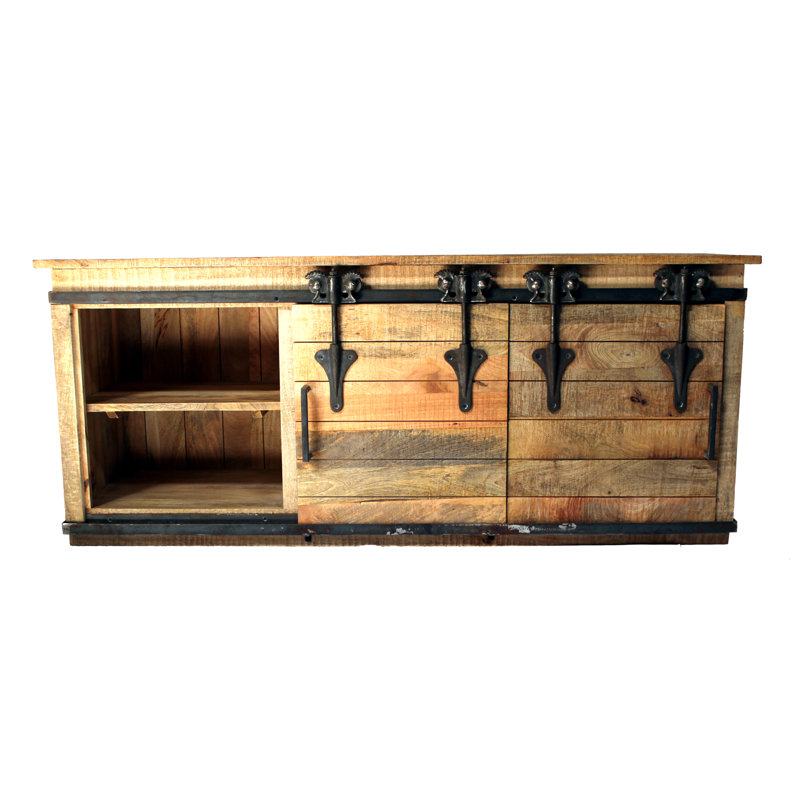 Buffet à porte coulissante Tangela, Naturel