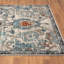 Tapis oriental à motif floral sans perte de poils-167809357