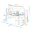 Lit mezzanine avec glissade et escalier House-914573907-914573906