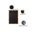 Miroir mural de style bambou doré avec cadre texturé - Miroir mural décoratif pour le salon, la chambre à coucher, le vestibule