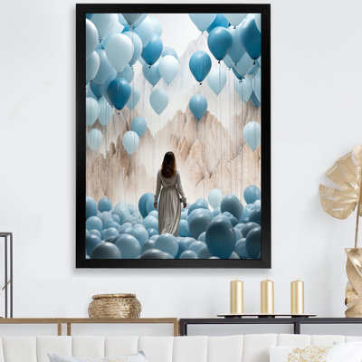 Sky Is The Limit Woman Motivation I - Motivation, art mural