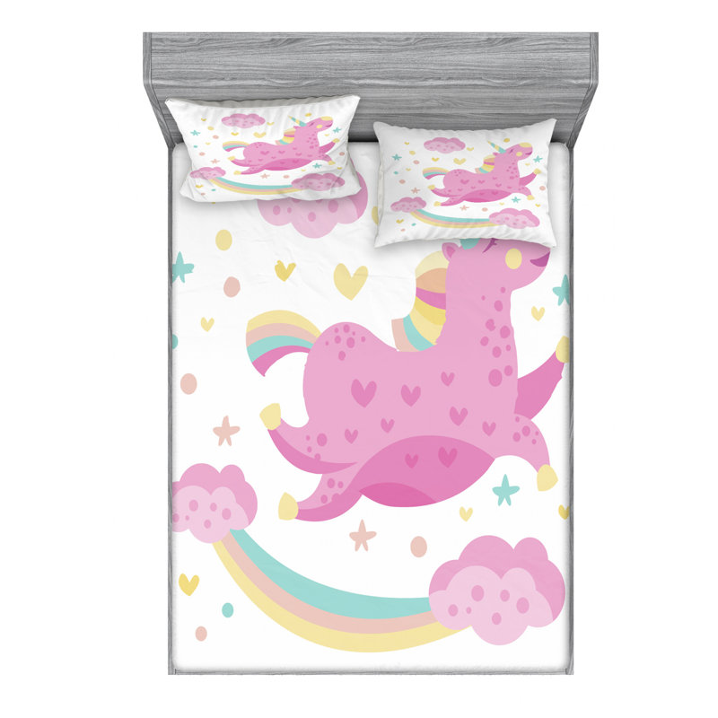 Microfiber Sheet Set, Full Sheet Set with Fitted Sheet