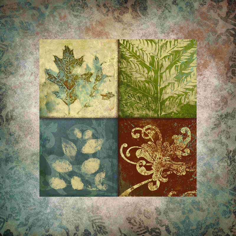 Nature peinte - peinture sur toile tendue, H 30 po x l 30 po