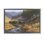 "Bison Trailer Serene Stream", art mural encadré par Floater