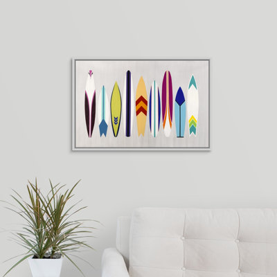 « surf on through », impression sur toile