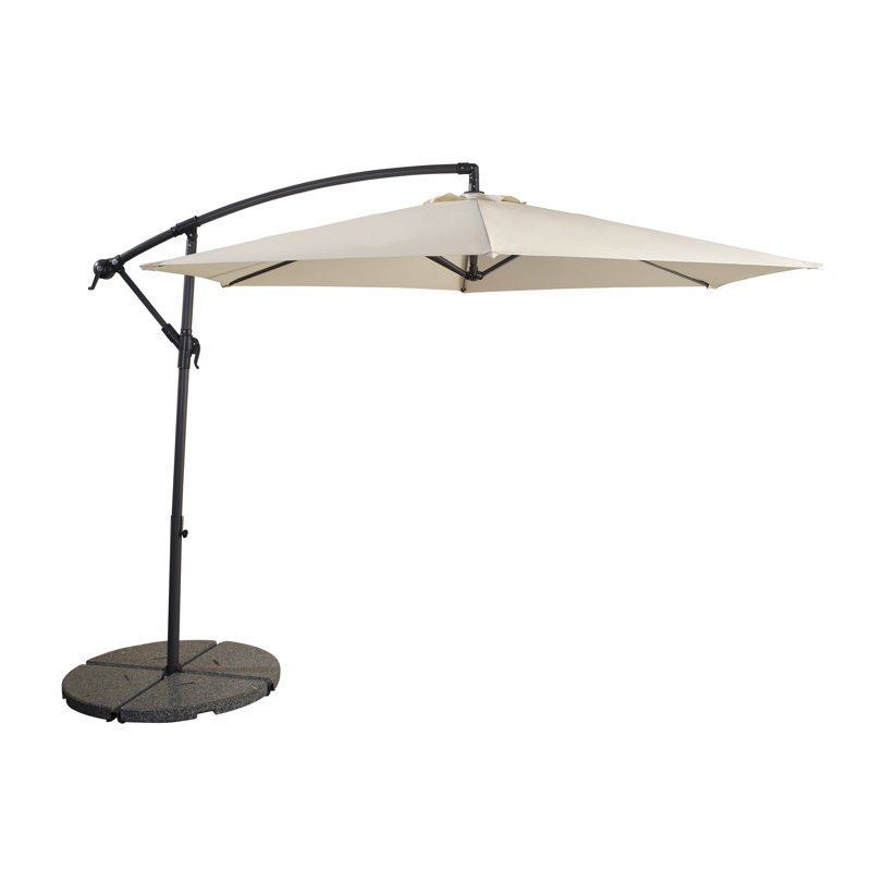Mediterranean Cantilever Parasol - Dove, Dove Grey