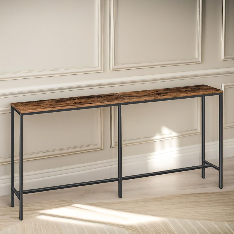 180Cm Rustic Slim Narrow Console Table Entryway Hallway Furniture