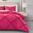 Diamond Ruffle Reversible Microfiber Comforter Set-96429308-87326852