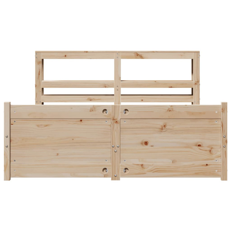 Solid Wood Bed