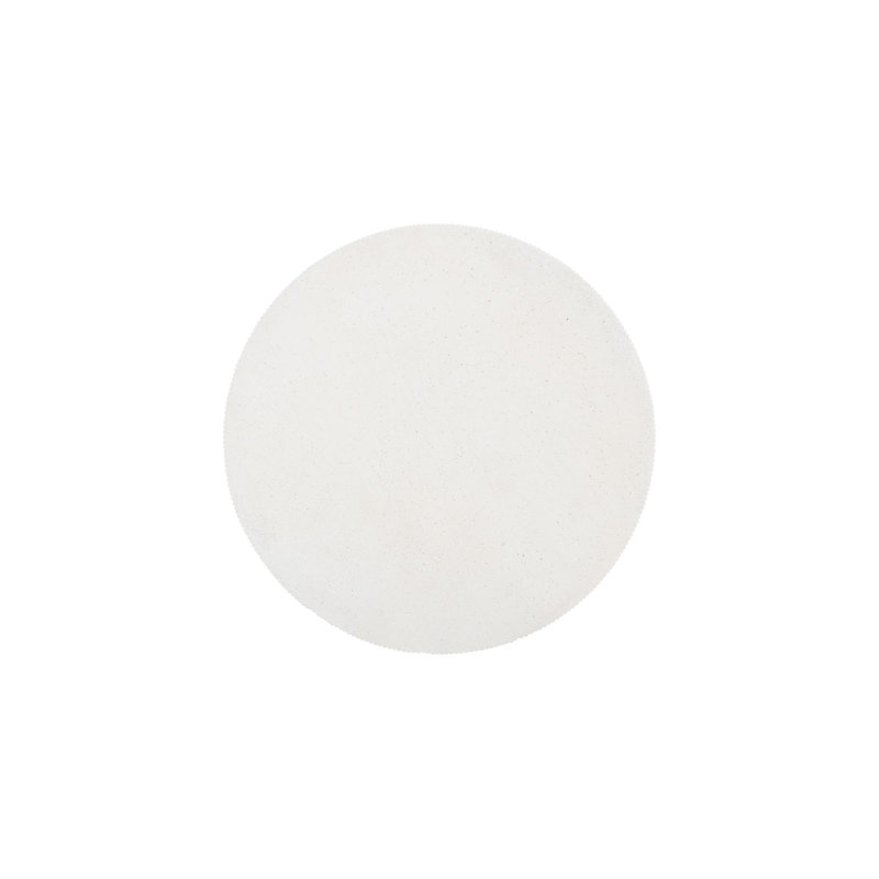 Groovy Drum Coffee Table in White Stone