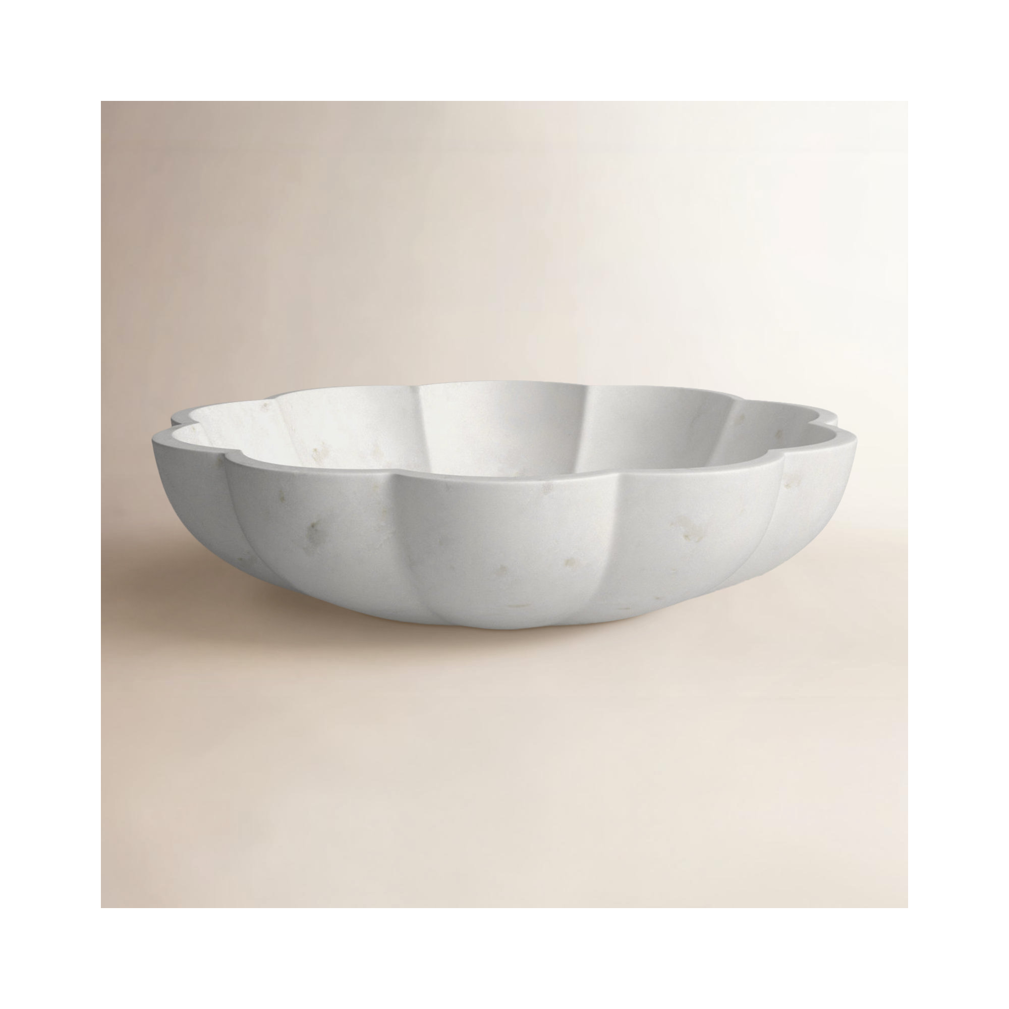 Heijo Marble Decorative Bowl 1, 2" H x 7" W x 7" D