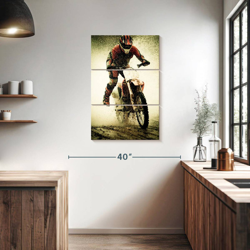 Sireci Dirt Bike Mud Splash, 38" H x 24" W