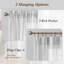 Paire de rideaux transparents avec passe-tringle Farmhouse-2007676755-2007676750