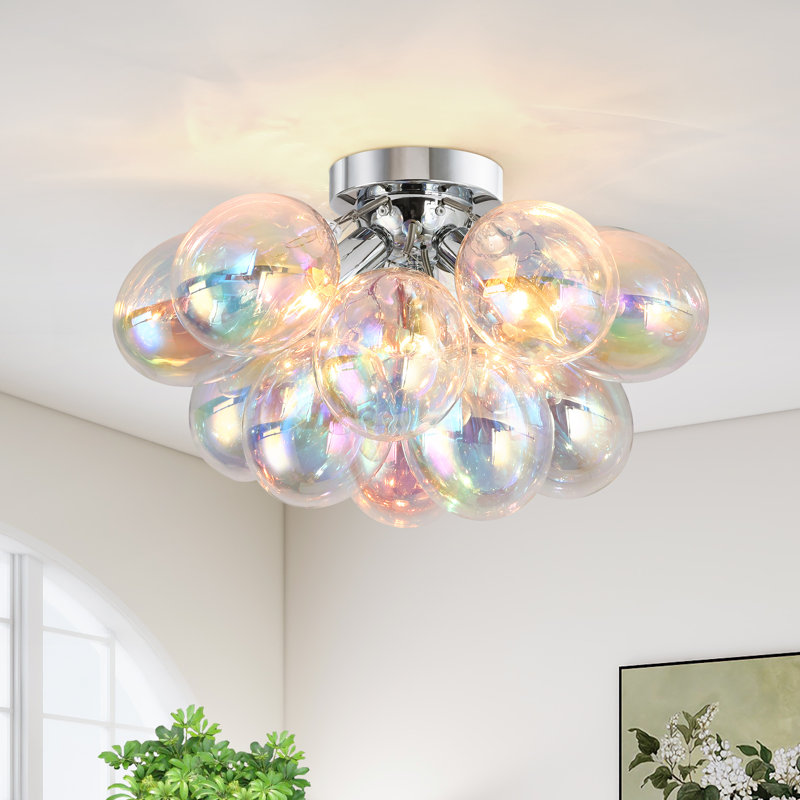 Luminaire semi-encastré Frachia, Chrome