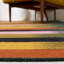Dhurries Flat Weave Wool/Cotton Rug in Yellow/Brown-62440619