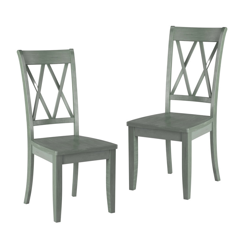 Chaise de salle à manger décontractée bleu sarcelle pour 2 personnes, dossier, placage de pin, dossier transitionnel latéral de poids de 35,28 lb, 35 lb